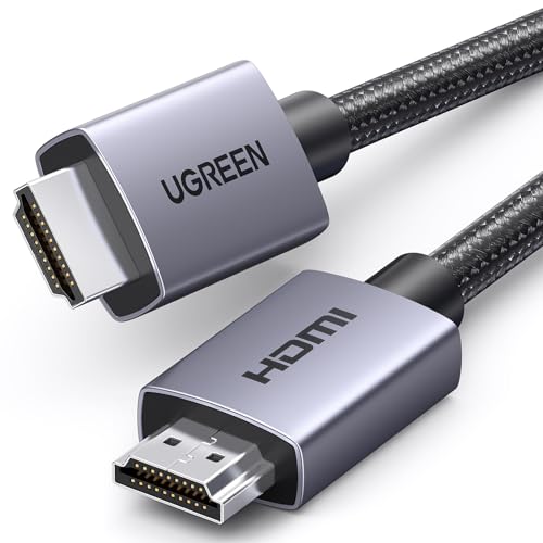 UGREEN HDMI Cable 4K 60Hz 2K 144Hz 120Hz HDMI 2.0 Cord 18Gbps High Speed UHD ARC HDR Dolby Atmos HDCP 3D Compatible with PS5 Player Blu Ray TV Xbox Monitor Projector (1M)