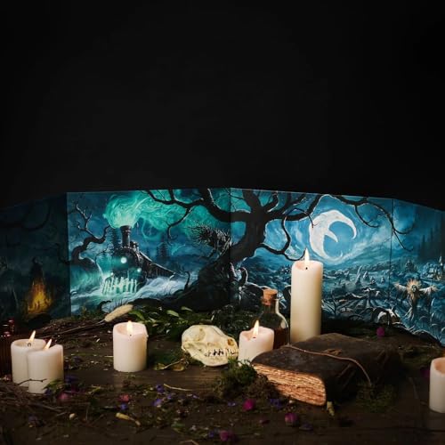 Crooked Moon Game Master Screen by Avantris | Ages 14+ | 4-6 Players