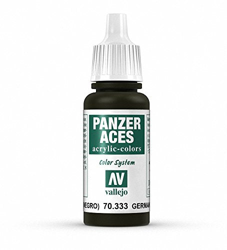 Vallejo Acrylic Paint, German Tanker (Black) - color: German Tank Crew Black