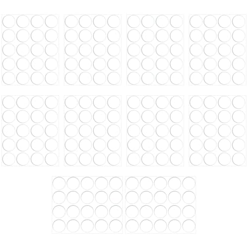 200 Pcs Dot Mouse Glide Sliders, Universal 6.5mm PTFE Mouse Feet Skate Stickers, Smooth Sliding Pads Compatible with All Mousepads, Wear-Resistant Smooth Glide Mice Glass Skates Pad (White) - size: Dia 6.5mm White