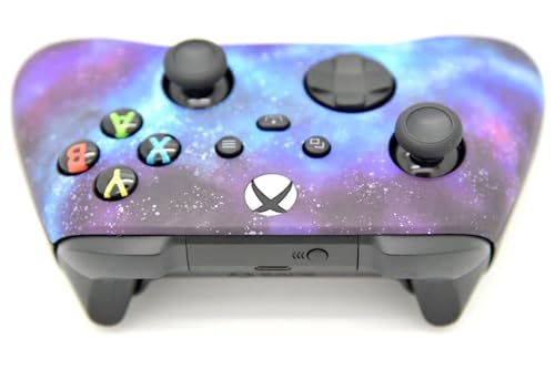 Wireless Custom Controller Compatible with PC, Windows 10+, Series X/S & One (Series X/S Blue Galaxy) - color: Series X/S Blue Galaxy