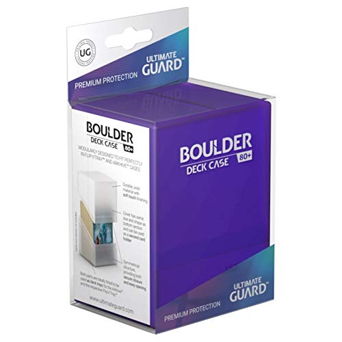 Ultimate Guard Boulder Deck Case 80+ Std. Size Amethyst - color: Amethyst, size: 80+