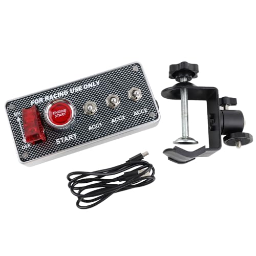 European Truck Switch Panel Simulator USB12V Ignition Push Buttons Box Fit for ATS/ETS2 (American Truck Simulator/Euro Truck Simulator)