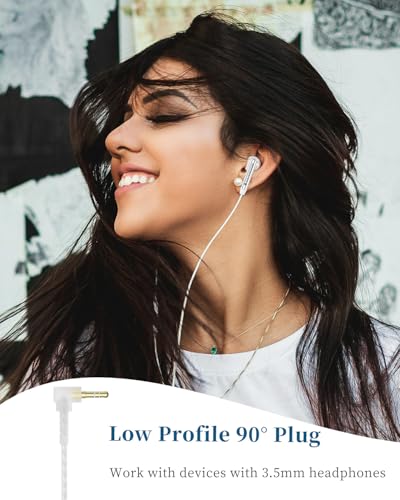 KZ Duet HiFi Wired Earbuds, Dual Driver in Ear Earphone with 3.5mm Jack | Noise Isolating Fit, HD Stereo Earphone Convenient for Travel (Black, Nomic) - color: Nomic, style: Black