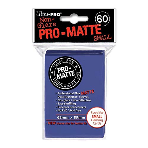 Ultra Pro 84264 "Pro Matte Small Sleeve (60-Piece) - color: Blue, size: Small