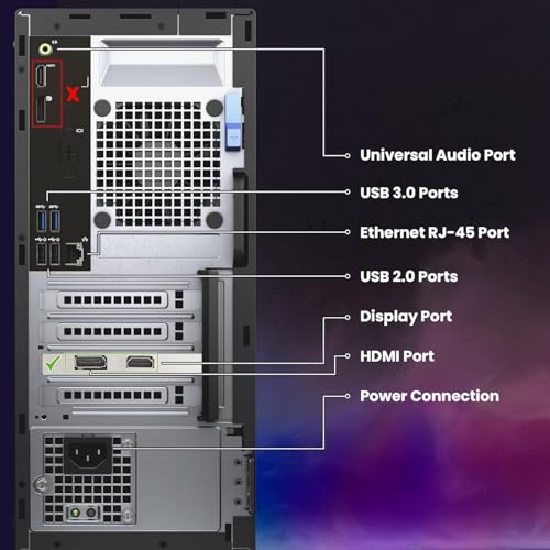 Dell RGB Gaming Tower Computer, Intel Core i7 6th Gen, GeForce GTX 1050 Ti 4G, 16GB RAM, 512GB SSD, Prebuilt Gaming Desktop PC with Built-in WiFi & RGB Set, Windows 11 Pro (Renewed) - style: I7 6th/GTX 1050Ti