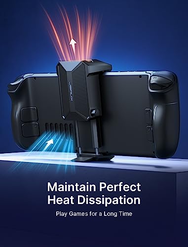JSAUX Cooling Fan for Steam Deck/Steam Deck OLED, Innovative Stand Cooler | Innovative Cooler with Stand-GP0201