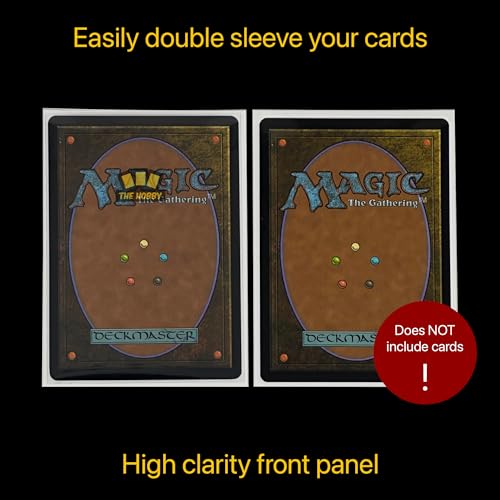 Battle Sleeves! Semi Matte for Standard Sized Trading Cards | Super Easy to Shuffle! | 200 Count | White - color: White