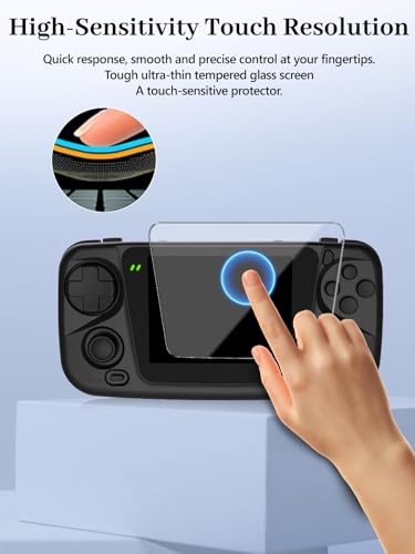 3-Pack Screen Protector for GKD Bubble Handheld Game Consoles, 9H Hardness Tempered Glass, Anti-Fingerprint,Anti-Scratch, Easily Installation, HD Clear