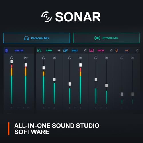 SteelSeries Alias Pro Kit — XLR Mic + Stream Mixer — 3x Bigger Capsule for Gaming, Streaming and Podcasting — USB/XLR Interface — Free Sonar Audio Software — Custom Controls — RGB — Single or Dual PC - style: Alias Pro