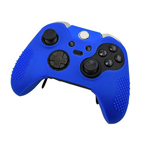 OSTENT Soft Protective Silicone Rubber Skin Case Cover for Xbox One Elite Controller (Blue) - color: Blue