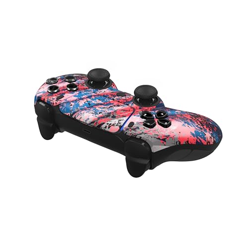 Custom Controllerzz Custom Wireless Controller Compatible with PS5 - Multiple Designs Available (Glacier Burn) - color: Glacier Burn