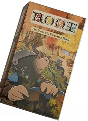 Root: Underworld Hirelings Pack Expansion by Leder Games | Ages 10+ | 2-4 Players | Add Allies, Tactical Hirelings & New Strategic Options - style: Root Underworld Hirelings Pack