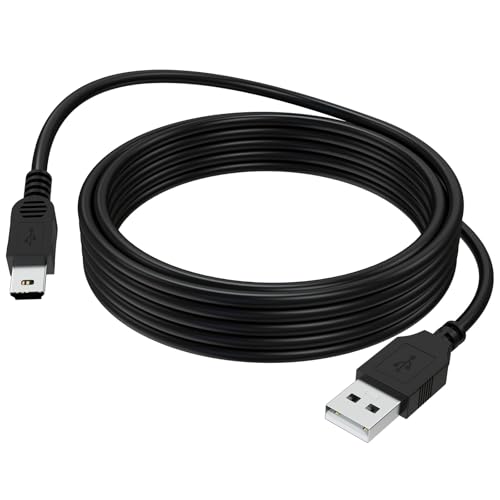 Saipomor Replacement Charger Mini USB Power Cord Charging Cable Compatible with Nintendo Wii U Pro Controller (6ft) - size: 6ft