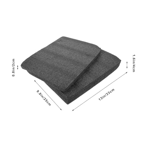 2pcs Foam Inserts for Cases Flexible Tool Box Padding for Diy Crafts Absorbing Storage for Game and Tool Organization