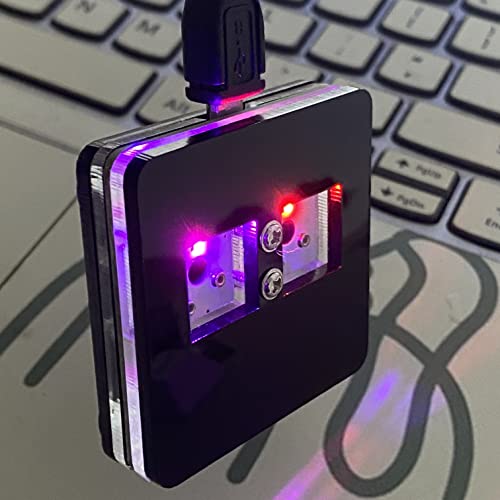 BTXETUEL Copy and Paste 2-Key Keyboard SAYO OSU Keypad Hotswap One Handed Mechanical Gaming Keyboard Cherry Switch RGB Backlit Mini USB Keypad for macros or Rhythm Games - color: Black