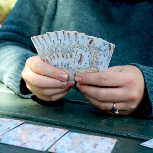 Xplorer Maps Cape Cod, Massachusetts Map Standard 52-Deck Playing Cards - Official Vegas Poker Size - color: Cape Cod Massachusetts