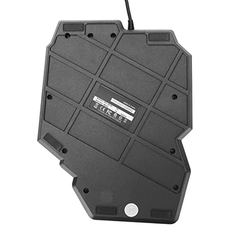 Sanpyl One Handed Gaming Keyboard, RGB Backlit USB Wired Single Hand Mechanical Keyboard, Half Keyboard, Professional Gaming Keypad, for Computer Gaming