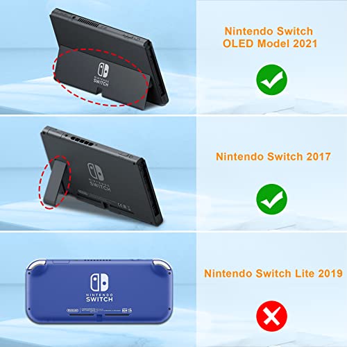 FINTIE Carrying Case for Nintendo Switch / Switch OLED Model (2021) | Portable Travel Storage Bag, Shockproof Protective Cover, 10 Game Card Slots & Inner Pocket, Starry Night - color: starry night