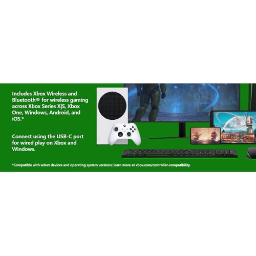 Microsoft QAS-00007 Wireless Controller Robot in White 2 Pack (Renewed) - color: Robot White