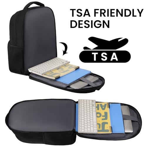 BIKROD Backpack for Men, TSA Travel Backpack, College Backpacks Water Resistant Back Pack, Business Anti Theft Durable Computer Bag Gifts Fits 17.3 Inch Laptop, Grey - color: Black, size: 17.3 Inch