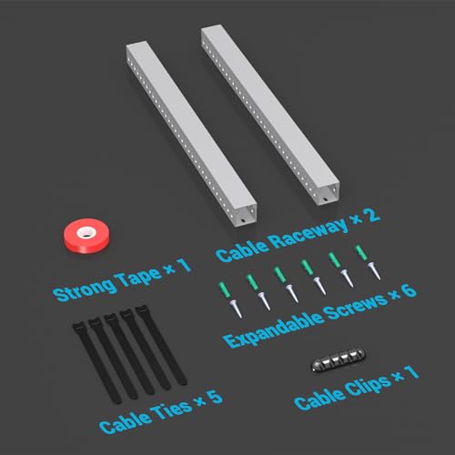 Open Slot Wire Duct Kit, 31.4"(2 x 15.7) Server Rack Cable Management, Cable Management Raceway for Hide Network HDMI VGA Cable, Wiring Raceway Cable Duct, Desk Wire Channel, 2 Pack, Grey - size: Grey-2