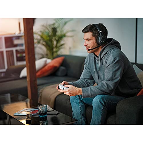 EPOS H3 Closed Acoustic Gaming Headset with Noise-Cancelling Microphone - Plug & Play Audio - Around The Ear - Adjustable, Ergonomic - for PC, Mac, PS4, PS5, Switch, Xbox - Onyx Black