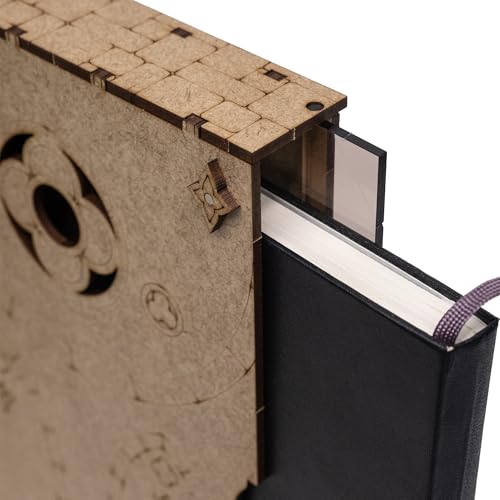 Towerrex DND DM Screen Dragonheart with Dice Tower, Initiative Tracker, HR Tracker, Dungeon Master Screen for Role Playing Games, TTRPG Nerdy Gifts