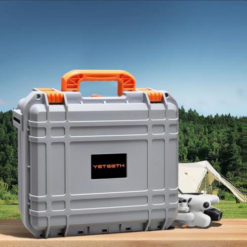 Hard Case for DJI Mini 3 Pro/3/Mini 4 Pro, Waterproof Pressure Resistant Carrying Case Accessories - Fits Latest for DJI RC 2/RC (Only Case) | Waterproof Carrying Case for DJI Mini 3 Fly More Combo, Batteries, Accessories, for DJI RC 2/RC/RC-N1/N2 (Case O
