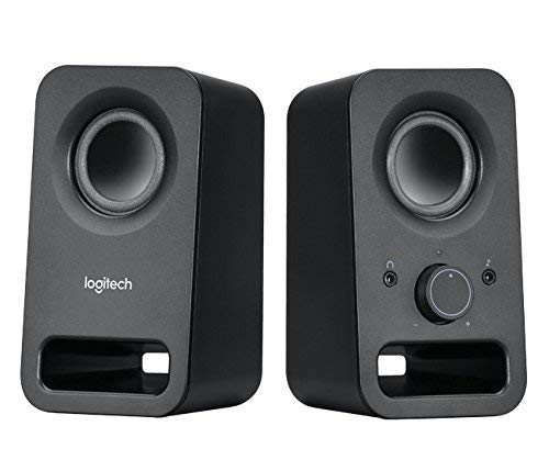Logitech Multimedia Speakers Z150 with Stereo Sound for Multiple Devices, Black (Renewed)
