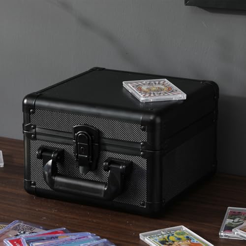 Graded Card Storage Box Sports Cards Storage | Plastic Case Organizer,Portable,Easy to Clean,Graded Card Storage,Waterproof - size: S