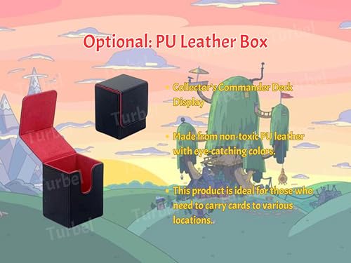 Adventure MTG Commander Deck β Adventure Time Edition β 100 Proxy Full Art Cards (Cards Plus PU Leather Case) - style: Cards Plus PU Leather Case