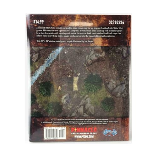 Savage Worlds RPG: Deadlands - The Weird West Map Pack 6: Prospector's Camp