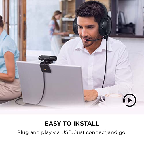 AVerMedia BO317 Video Conferencing Kit 1080p Webcam USB Headphone, Video Conferencing, Gaming Accessories for PC and Laptop