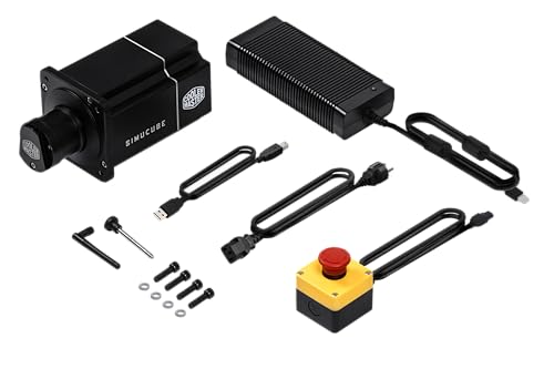Cooler Master x Simucube 2 Pro Direct Drive Wheelbase – 25Nm High-Torque Force Feedback, Ultra-Precise Direct Drive, Pro Sim Racing Performance, Low Latency, PC Compatible