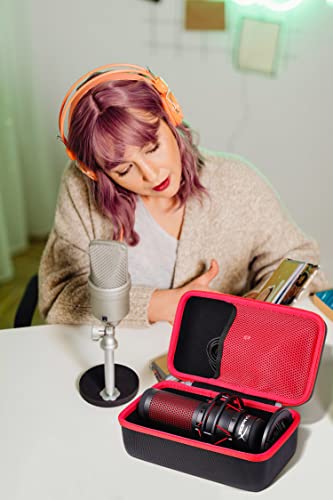 khanka Hard Carrying Case Replacement for HyperX QuadCast - USB Condenser Gaming Microphone, Case Only