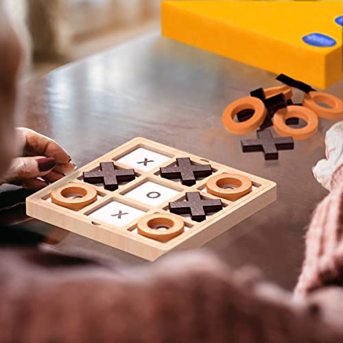 Keeping Busy Tic Tac Toe Dementia Activities for Seniors | Alzheimer Products for Elderly Patients | Fun Memory Game Toy & Cognitive Brain Puzzle for Senior Citizens w/Memory Loss or Alzheimers