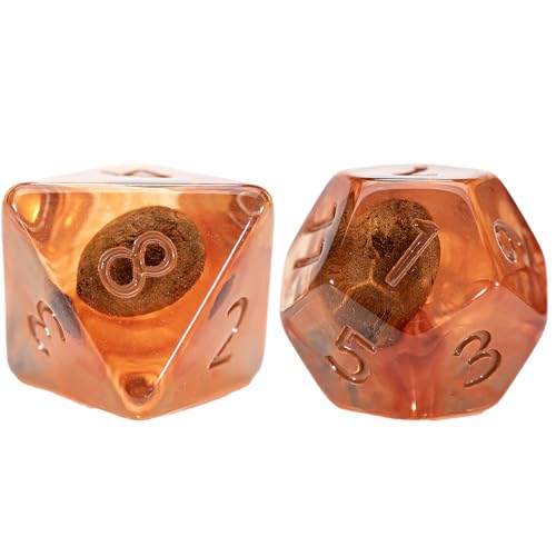 Poly Set - Coffee Dice (7) - style: Coffee