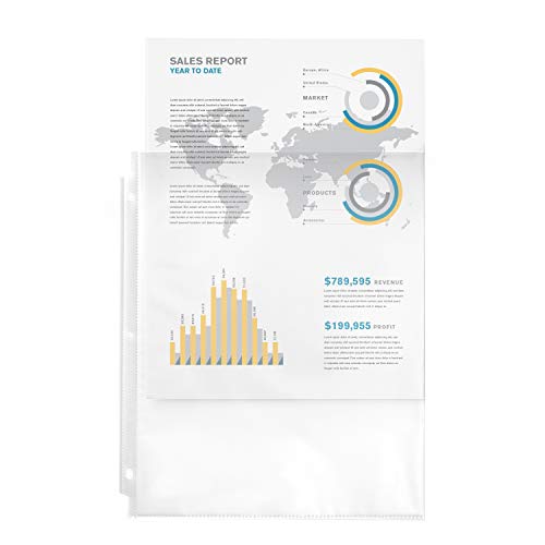 Avery® Clear Standard Weight Sheet Protectors, Top Load, 25 Document Protectors (75530) - color: Clear, style: 25 Pack