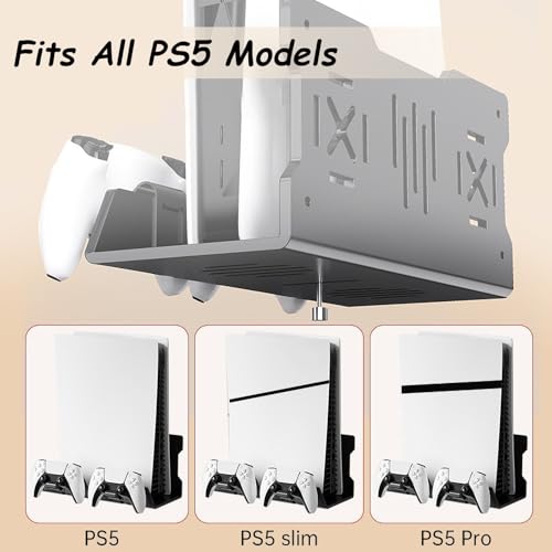 BYDEVAN Compatible with PlayStation 5 Wall Mount Shelf