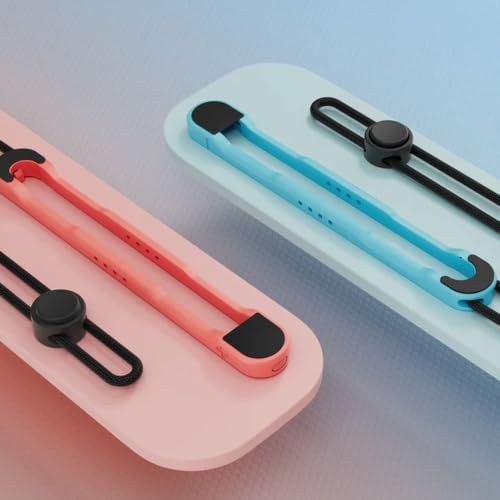 Arvytosty Magnetic Wrist Straps for Switch 2 Joy-Con, Adjustable Lanyard with SR/SL Buttons, Compatible with Switch 2 Mouse Mode, Replacement Wrist Strap Accessories (Blue&Red-4 Packs) - color: Blue&Red-4 Packs