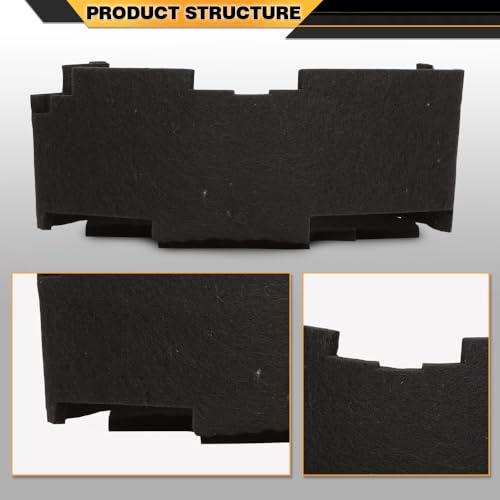 CNNELL Battery Cover Insulator Shield Compatible with Ram 1500 2013-2024 Black 5033397AE - style: 2013-2024 Dodge Ram 1500