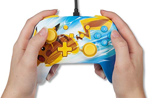 PowerA Enhanced Nintendo Switch and Switch 2 Wired Controller - Pokémon: Pikachu Charge, Officially licensed - color: Pikachu Charge
