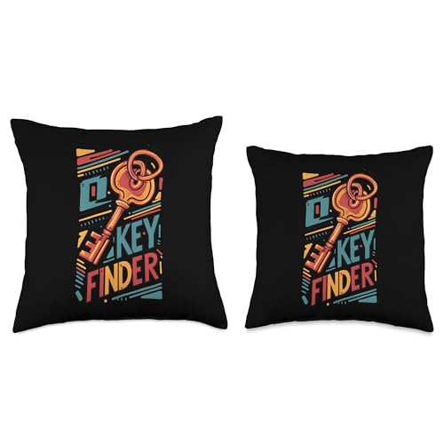Key Finder Exit Game Escape Room Throw Pillow - size: 18x18