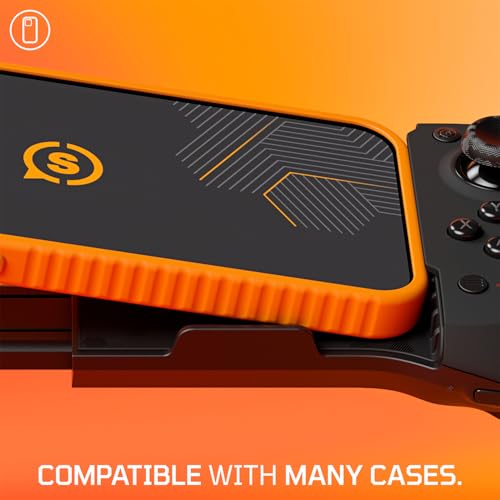 SCUF NOMAD Wireless iPhone Mobile Gaming Controller – Customizable Paddles – Anti-Drift Thumbsticks – Bluetooth 5.0 Connectivity – PS Remote, Xbox Game Pass, Apple Arcade, Steam Link – White - color: White