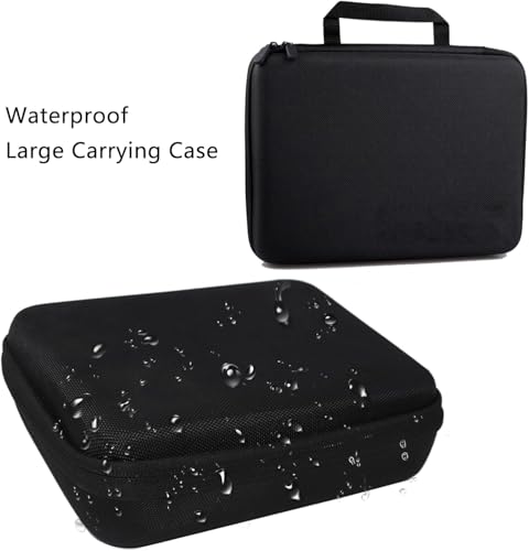 Large Camera Carrying Case Compatible with Gopro Hero 13 12 11 10 9 8 7/AKASO EK7000 Brave 4 Brave 7 V50X/DJI Action 5 Pro/ODDV/Xilecam/Jadfezy/SJCAM/APEXCAM/Vemont Action Cam, Travel Camera Case - color: Case-Large