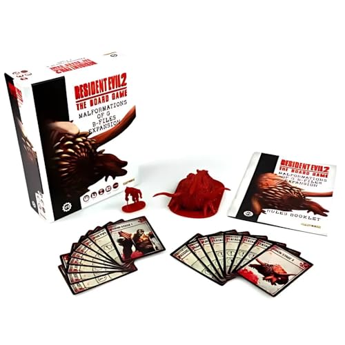Resident Evil 2 Board Game Bundle with Survival Horror, and Malformations of G B-Files (2 Items)
