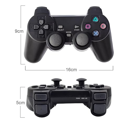 2.4G USB Wireless game Controller Gamepad Joystick compatible With WIN98/2000/X/2003VISTA/PC Windows 7/8/10 Built-in battery, six-axis gyroscope(2PCS)