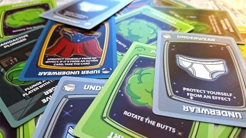 Booties in Space Galactic Edition - Silly Card Game Gift for 2-4 Players by The Dusty Top Hat