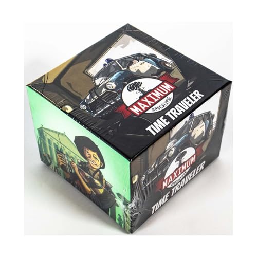 Rock Manor Games: Maximum Apocalypse: Time Traveler - Expansion, Science Fiction Survival Board Game, Co-Op Roguelike Adventure, Ages 14+, 1-6 Players